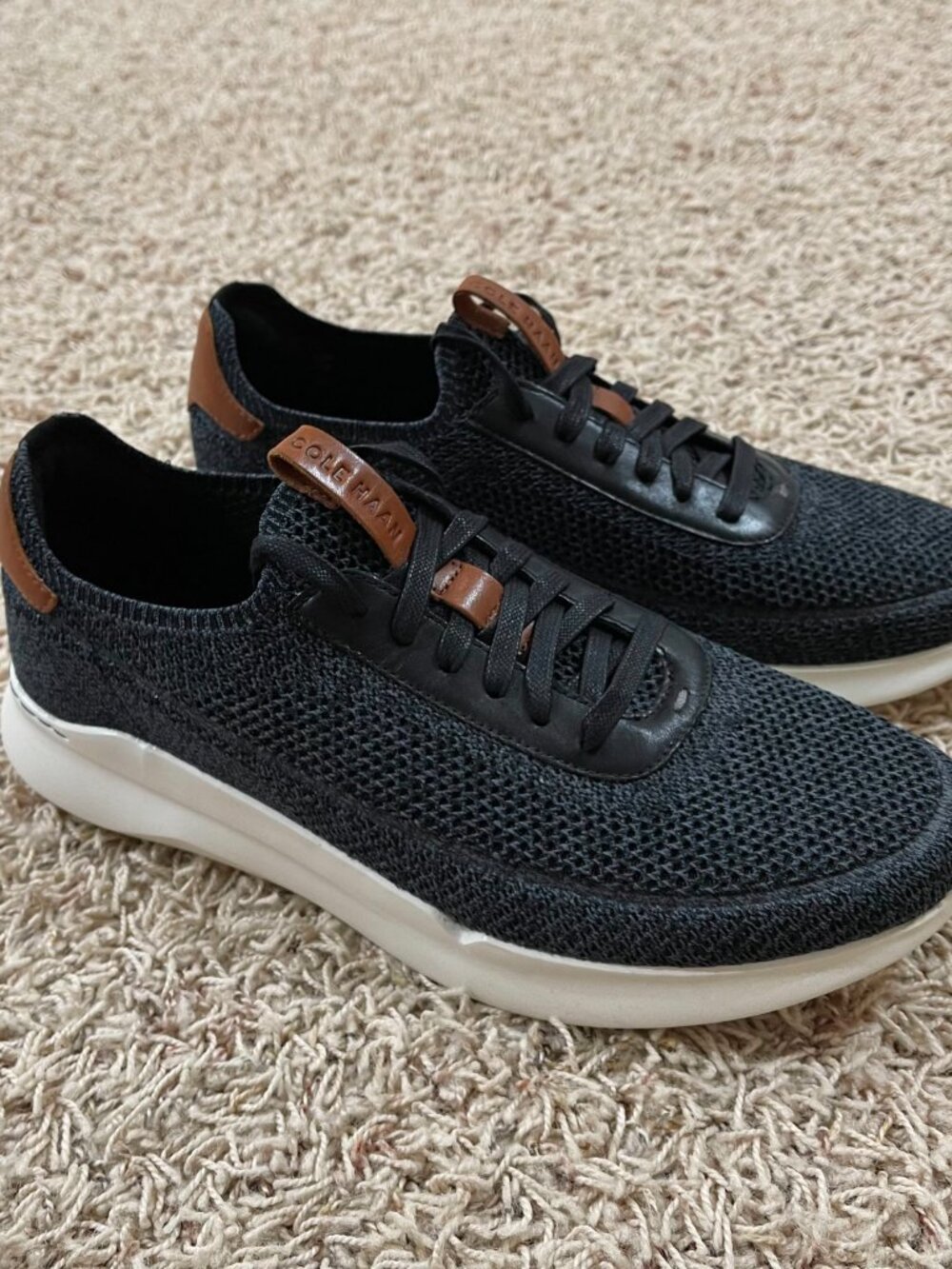 Cole Haan Men’s GRAND Crosscourt Stitchlite RunOX Sneakers Shoes Black, Size 12